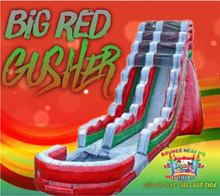 Big Red Gusher Waterslide 21 Ft