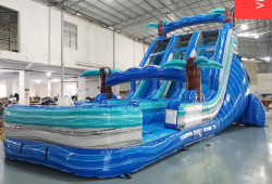 Blue Springs 20 Ft Dual Lane Waterslide