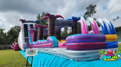 left20side20dino 1727900669 26 FT Tsunami Surge- Dual Lane with Slip and Slide